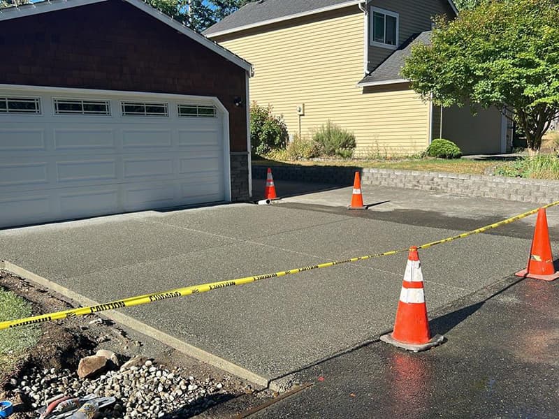 Professional concrete work by Fast Paving Service
