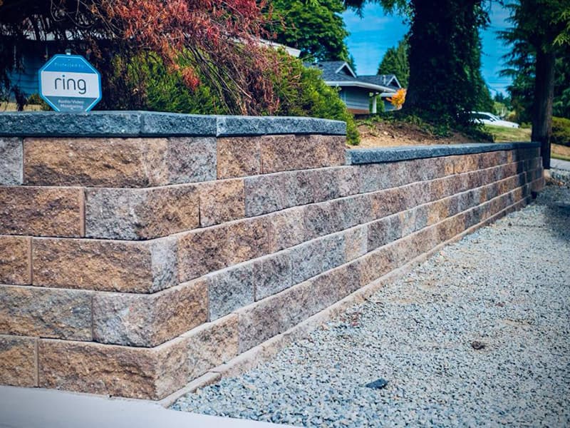 Concrete patio installation