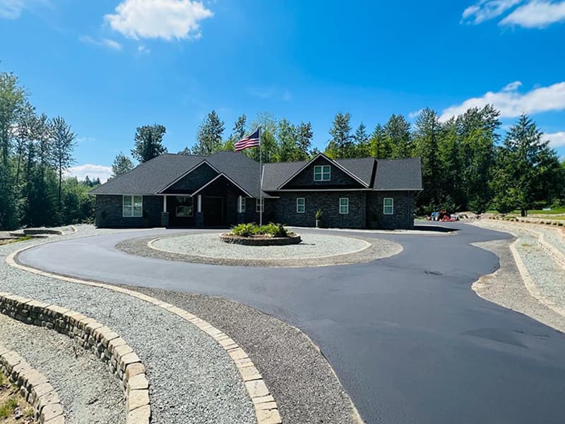 Team members preparing a work site