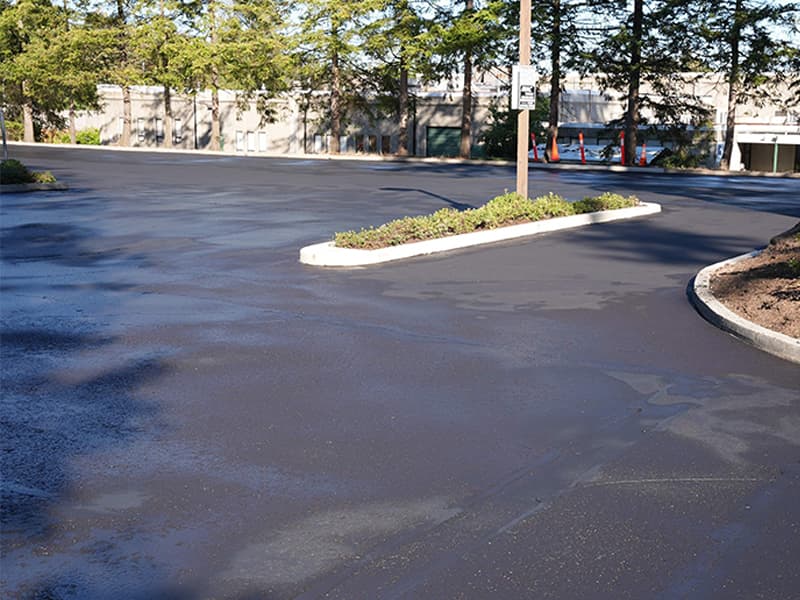 Commercial sealcoating