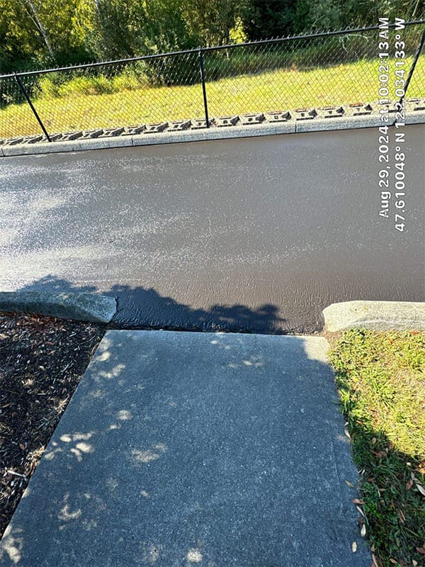 Professional sealcoating application